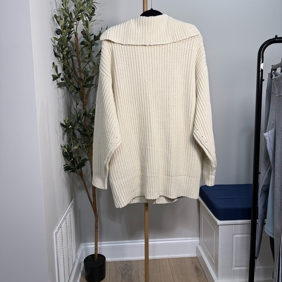 Free People Swim Too Deep Cream Women's Cardigan NWT - Picture 7 of 9